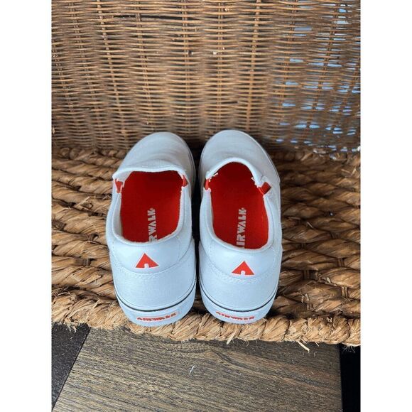 Airwalk Ride-J Mens White Canvas Slip On Skating Casual Sneakers Shoes Size 8.5M main image 4
